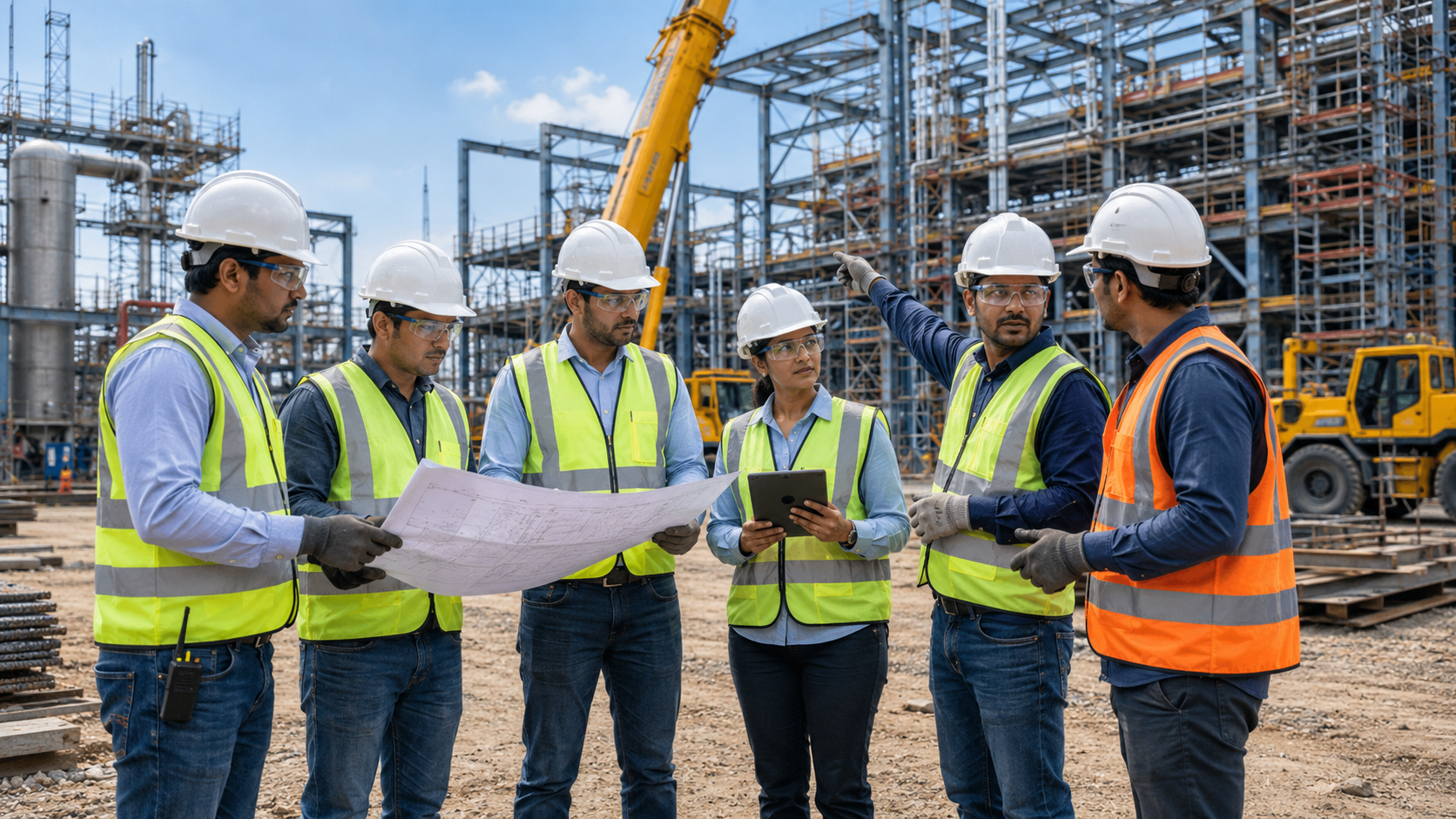 Technical manpower team for industrial projects